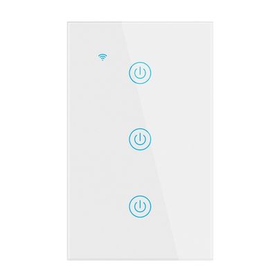 Convenient Timer Single Pole 3 Gang Smart Switch No Neutral Required 10A