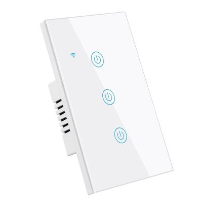 Convenient Timer Single Pole 3 Gang Smart Switch No Neutral Required 10A