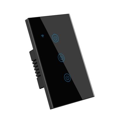 Convenient Timer Single Pole 3 Gang Smart Switch No Neutral Required 10A