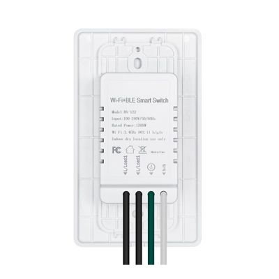 Wall Mounted Smart Wireless Switch 10A For IOS / Android Devices