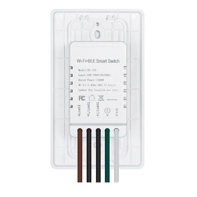 Voice Control AC Smart Switch 110V-250V 600W*2 Max Load Capacity