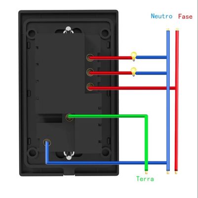 Italy 16A Smart Life 2 Gang Wifi Switch 50/60Hz With Socket