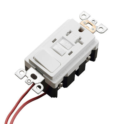 Kitchen Or Washing Room Applied GFCI Socket 20A With Light Switch