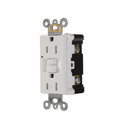 Slim Design Safety GFCI Interrupter Socket Self Grounding 15A